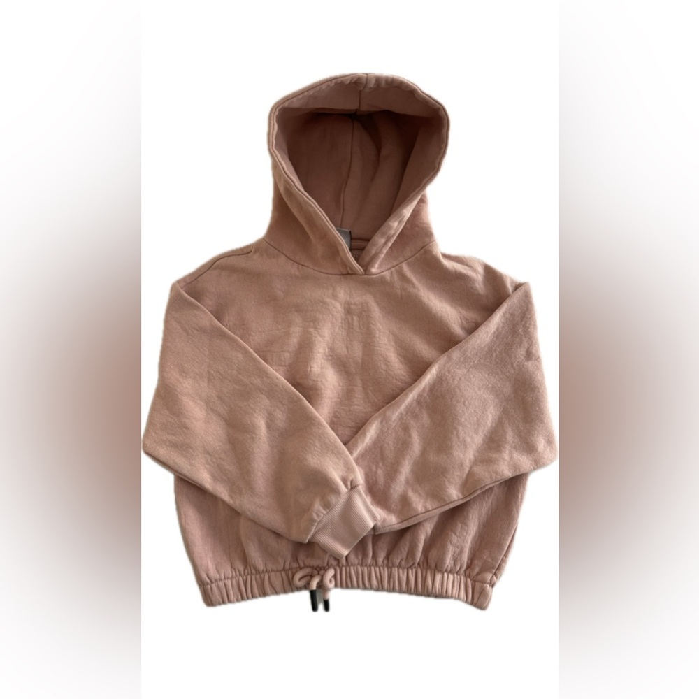 Zara girls cropped hoodie